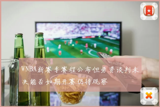 WNBA新赛季赛程公布但劳资谈判未决能否如期开赛仍待观察